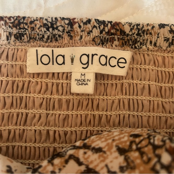 Lola Grace Python Print Summer Dress - Picture 4 of 4